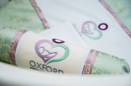 Oxford Midwifery Unit pillow and linen